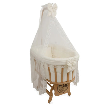 Dogal Ahşap 0-1 Yaş Sepetli Beşik Renkli Uyku Setli