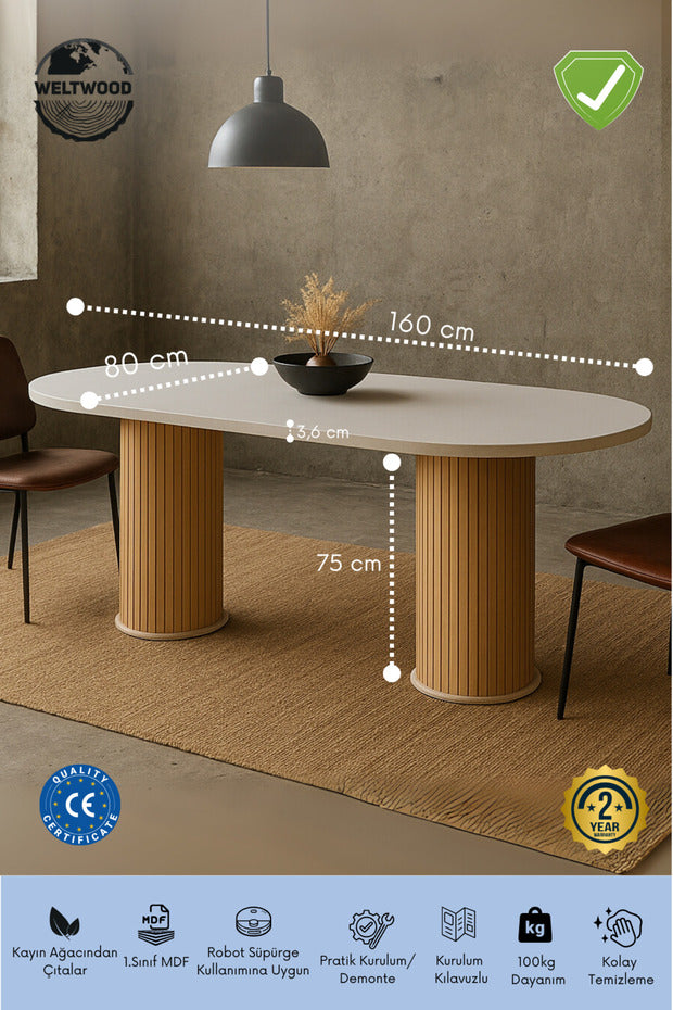 BebeK on For 6 Kişilik Masa ve 6 İtalyan Sandalye | %100 MDF - %100 Kayın Ağacı