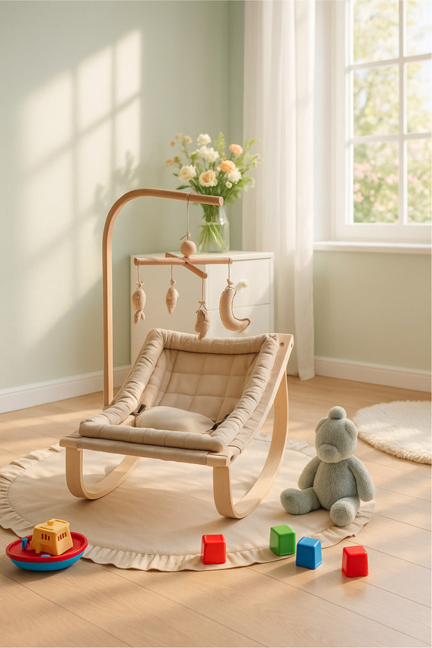 BebeK on For Anakucağı Kahve | %100 Kayın Ağacı Lamine Ahşap | Pamuklu Kumaş