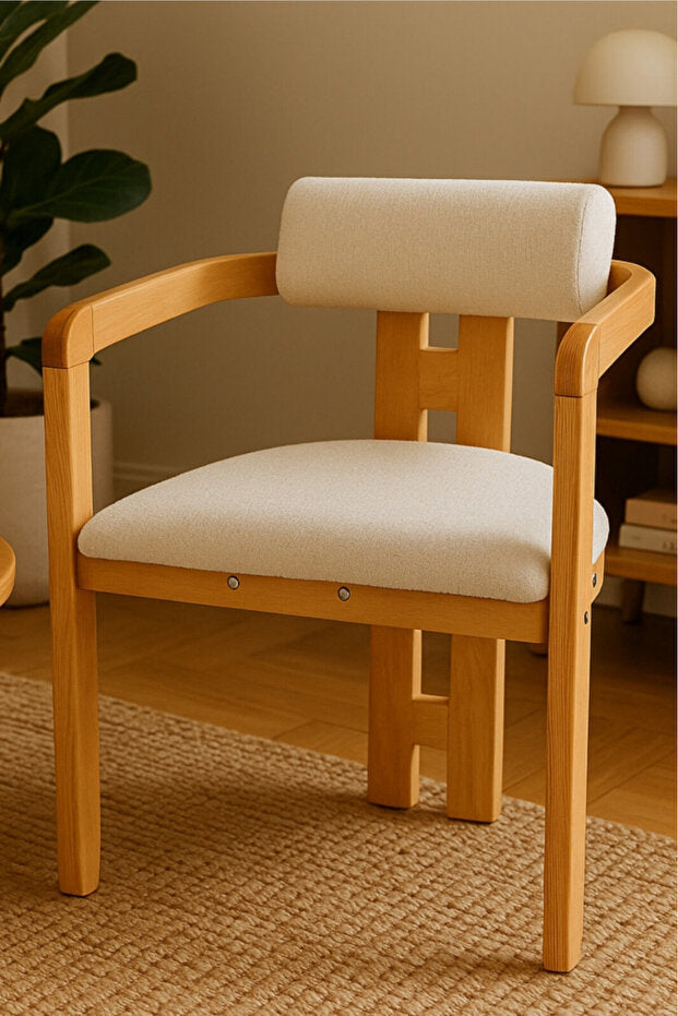BebeK on For Weltwood Mobilya İskandinav Bohem Collection Sandalye, %100 Ahşap Kayın Ağacı Gövde
