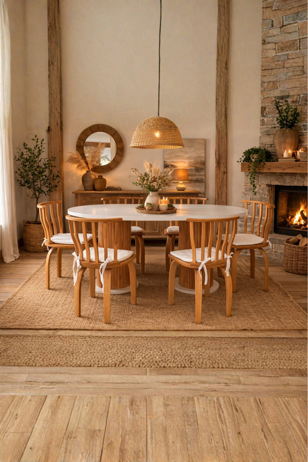BebeK on For 6 Kişilik Masa ve 6 İtalyan Sandalye | %100 MDF - %100 Kayın Ağacı