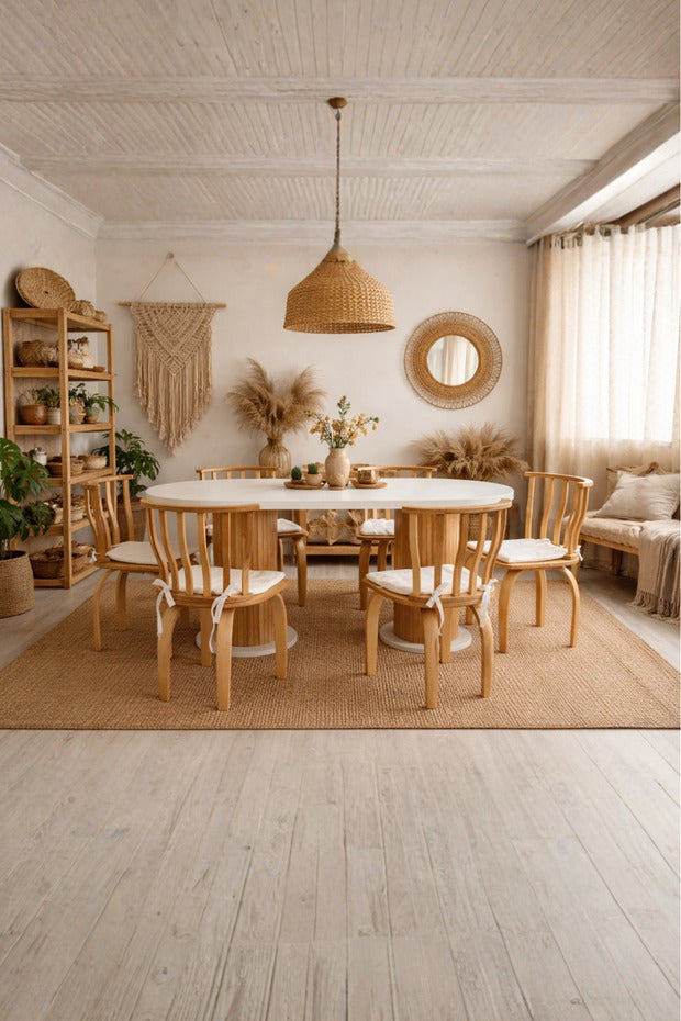 BebeK on For 6 Kişilik Masa ve 6 İtalyan Sandalye | %100 MDF - %100 Kayın Ağacı