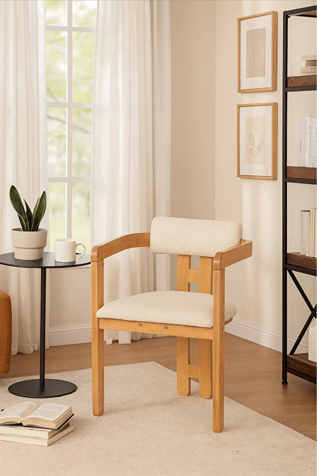 BebeK on For Weltwood Mobilya İskandinav Bohem Collection Sandalye, %100 Ahşap Kayın Ağacı Gövde