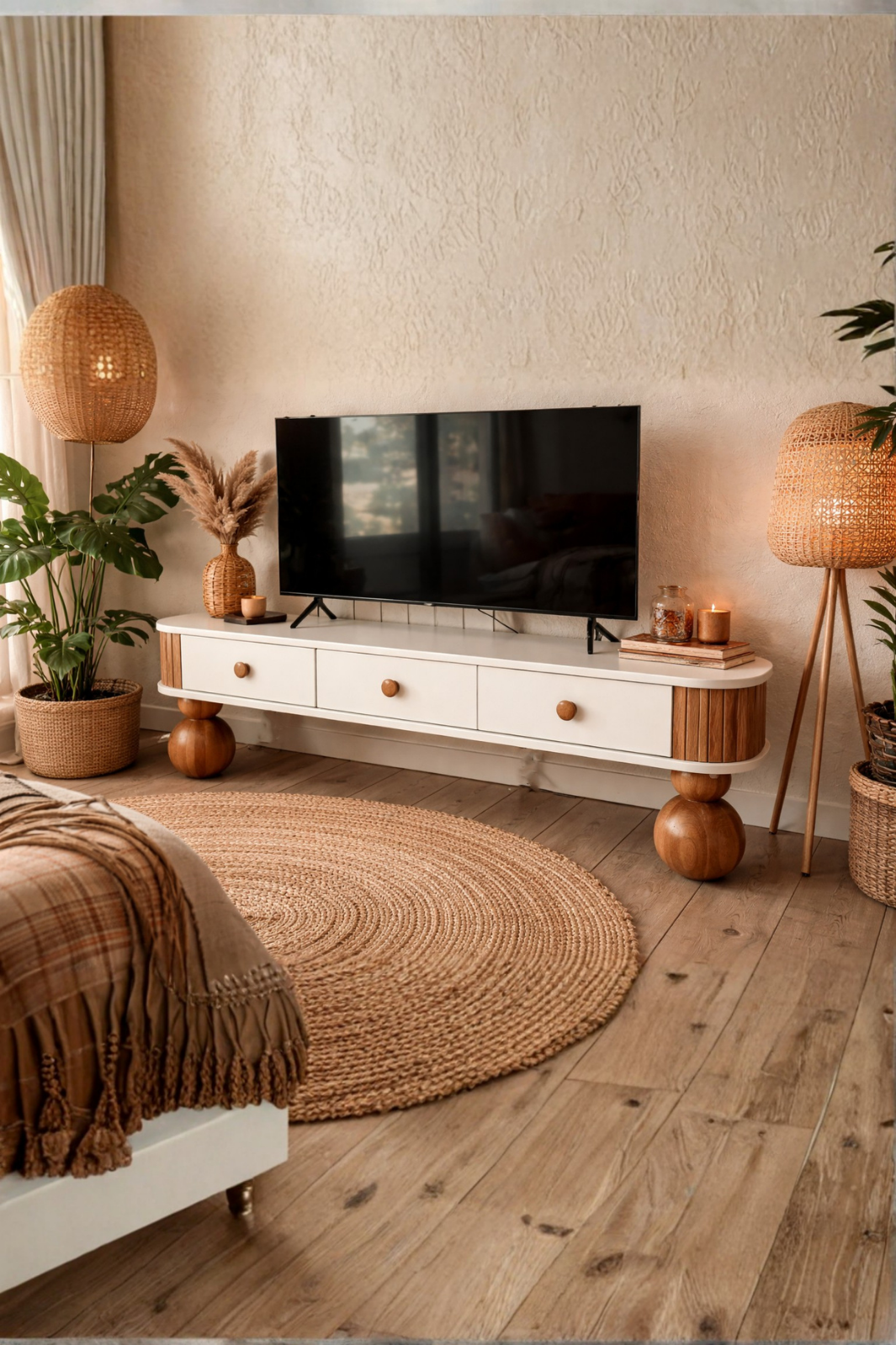 Berlin Collection Yuvarlak Ayaklı TV Ünitesi