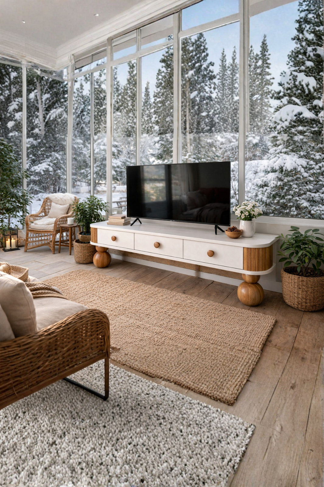 Berlin Collection Yuvarlak Ayaklı TV Ünitesi