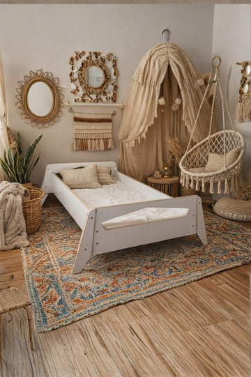 Diamond MDF Beşik / Yatak | Yatak Hediyeli | 60x120 cm