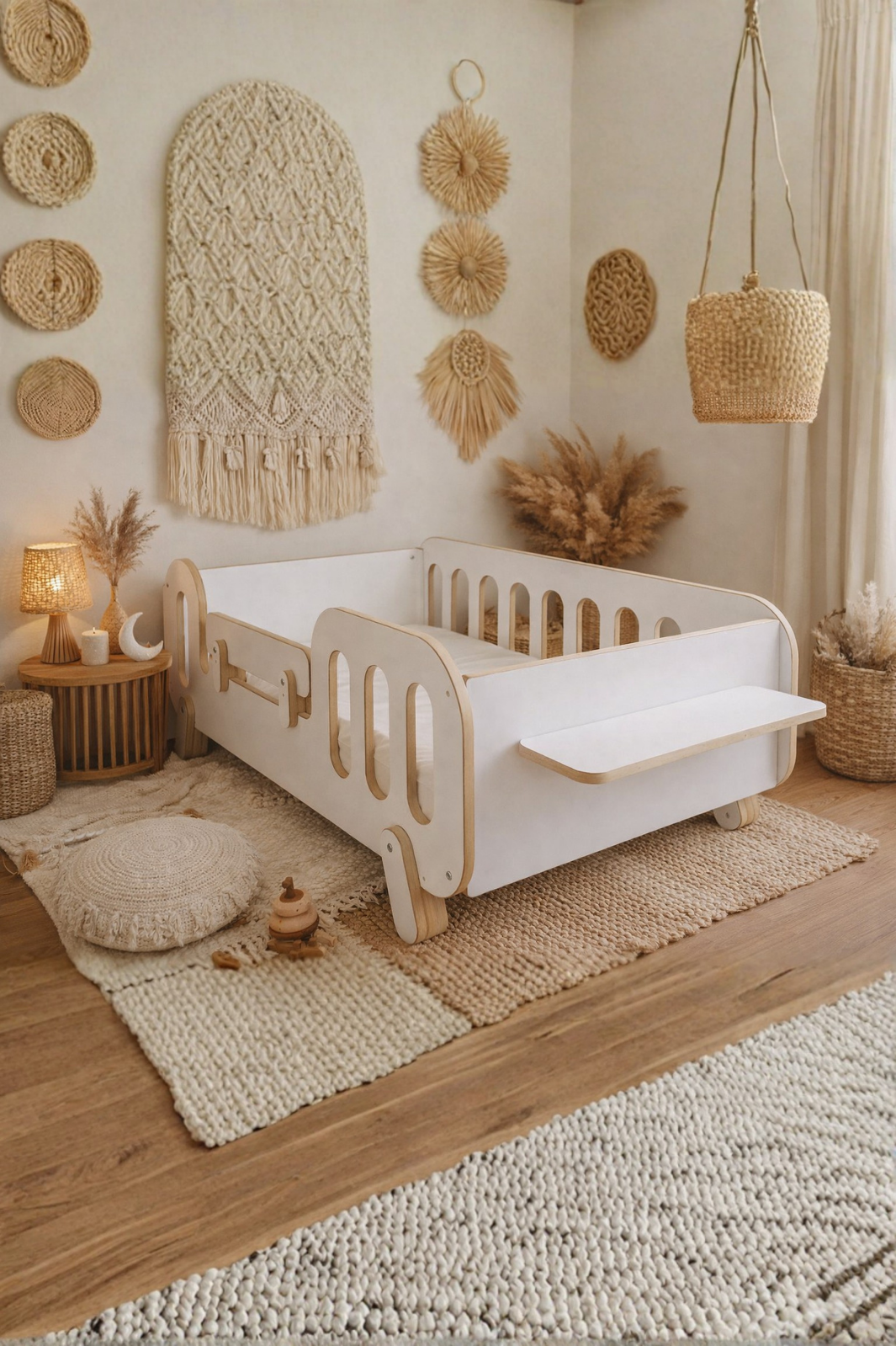 Carmila MDF Beşik / Yatak – Doğal, Güvenli ve Fonksiyonel Tasarım