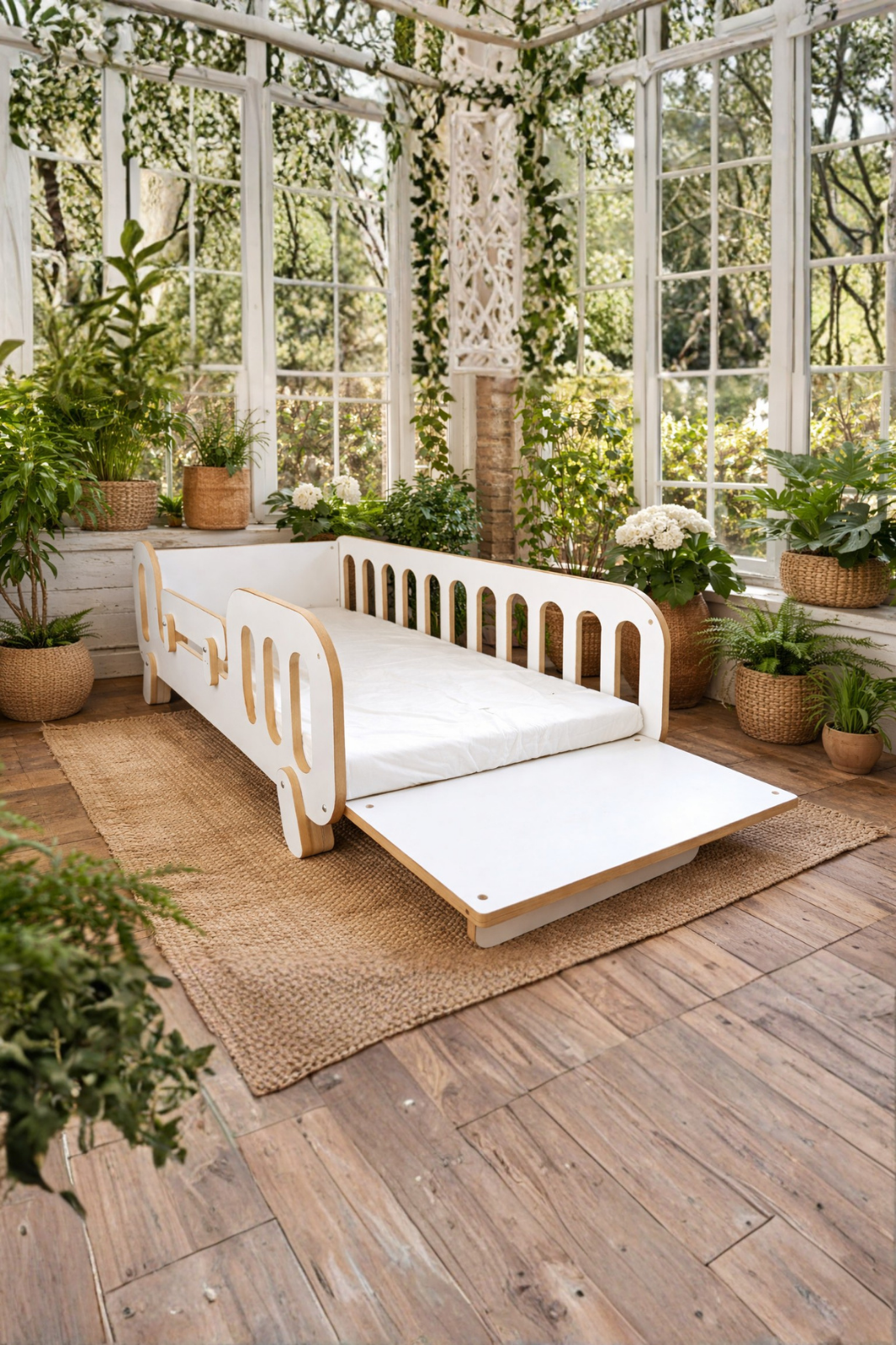 Carmila MDF Beşik / Yatak – Doğal, Güvenli ve Fonksiyonel Tasarım