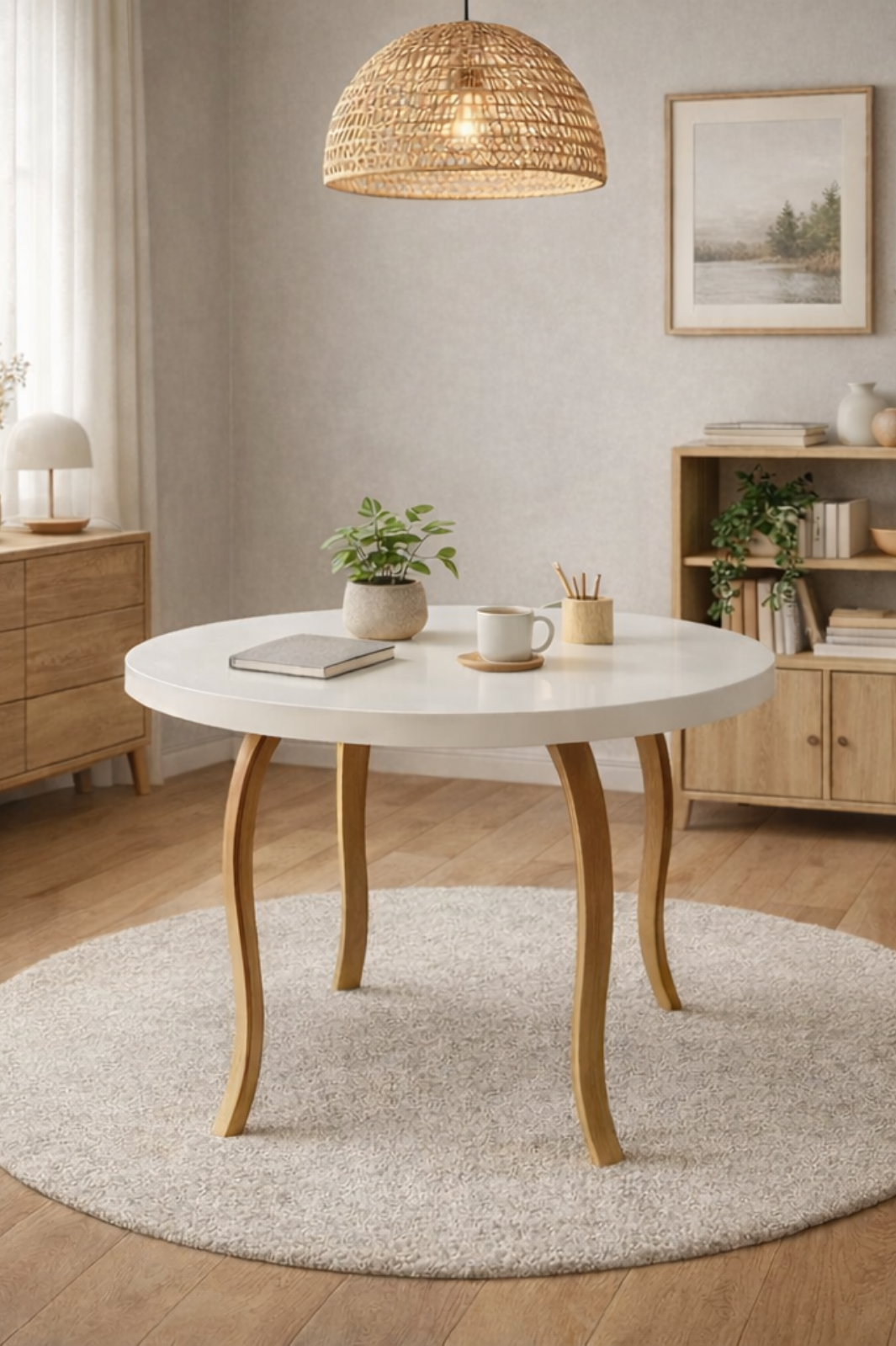 4 Kişilik Butterfly Yemek Masası ve 4 Kişilik Berlin Sandalye | %100 MDF | %100 Kayın Ağacı Malzeme