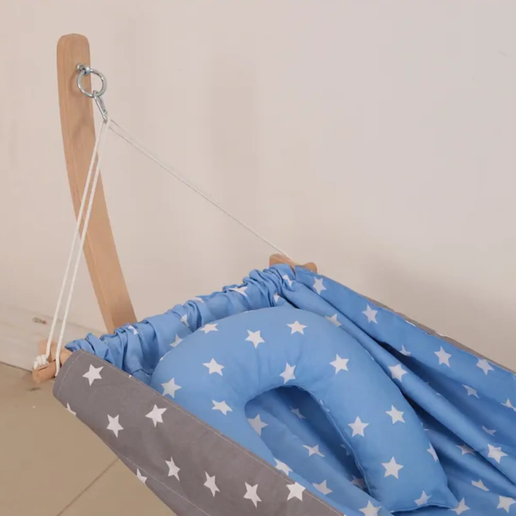 Ahşap Bebek Hamağı, Minderli Beşik